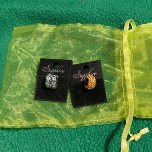 Sapphire ~ Two Beads 🆕💙🧡